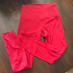 Lululemon red align leggings
